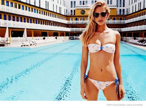 Poppy Delevingne in a bikini