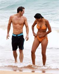 Pia Miller in a bikini