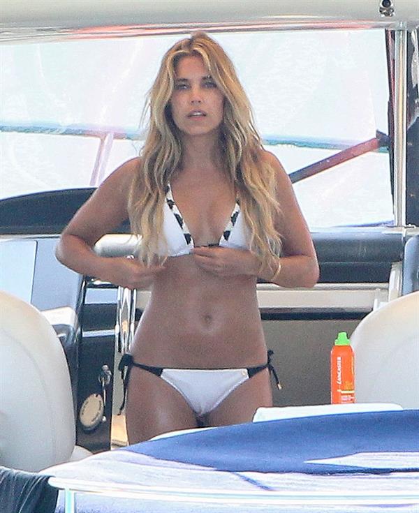 Sylvie van der Vaart in a bikini