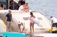 Priyanka Chopra sexy ass in a bikini partying on a yacht seen by paparazzi.










































