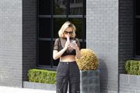 Rhian Sugden big boobs showing nice cleavage seen by paparazzi.
















