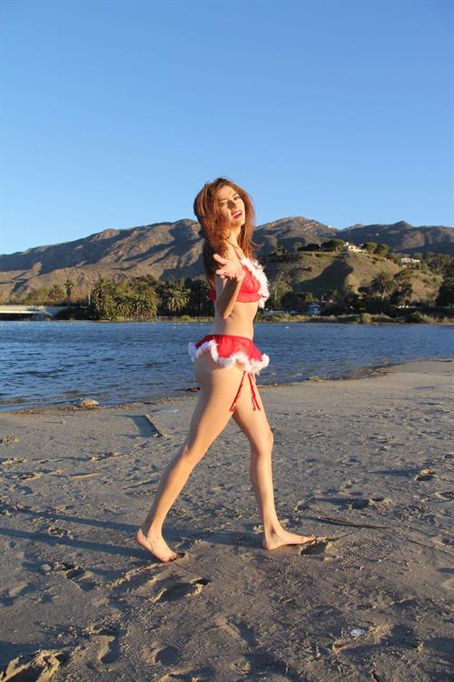 Blanca Blanco in a bikini