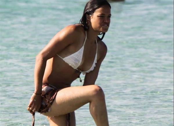 Michelle Rodriguez in a bikini