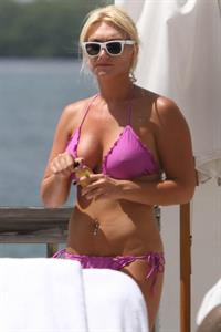 Brooke Hogan in a bikini