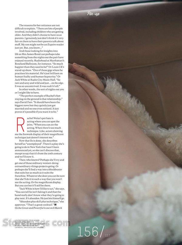 Rachel Weisz - Esquire April 2013