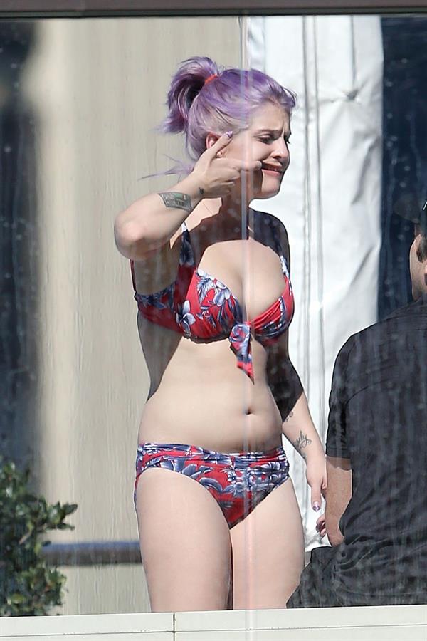 Kelly Osbourne in a bikini