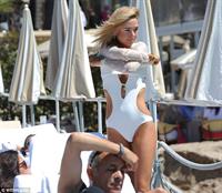 Kimberley Garner in a bikini
