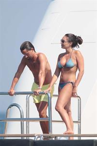 Tamara Ecclestone in a bikini
