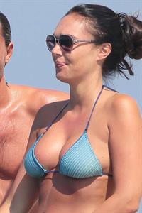 Tamara Ecclestone in a bikini