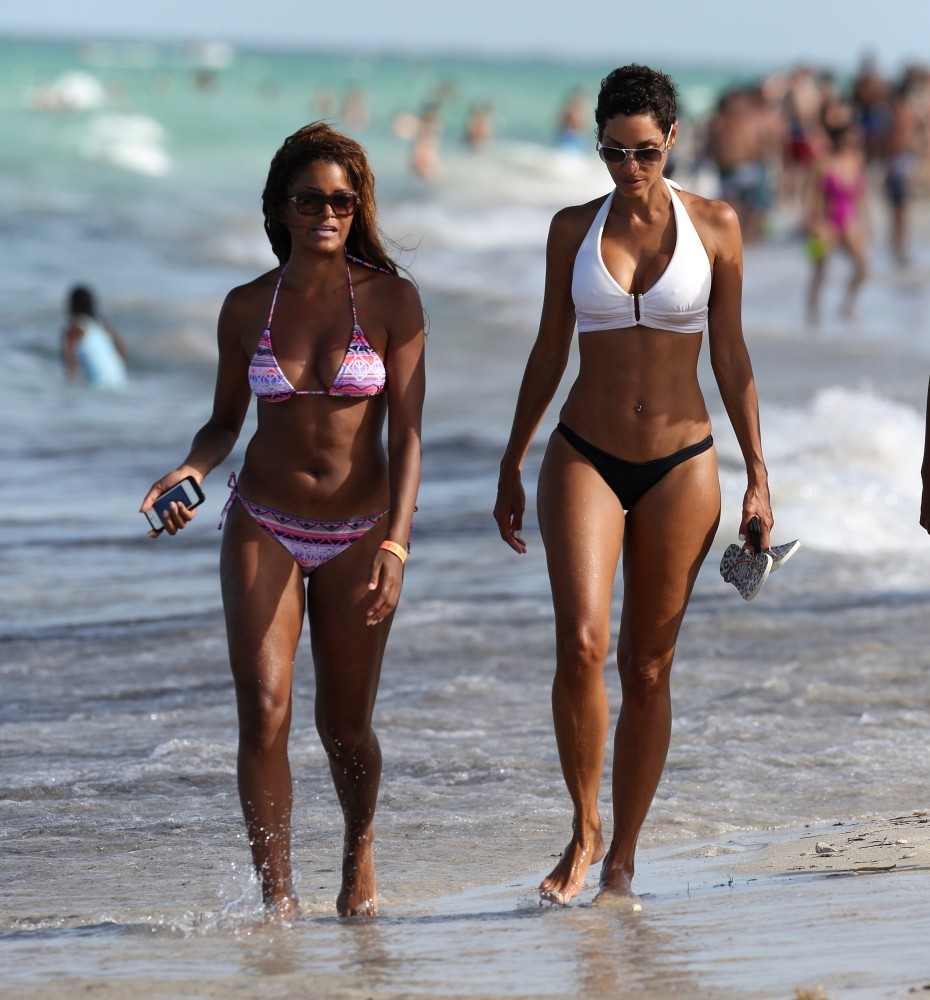 Claudia Jordan in a bikini