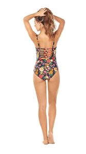 Cata Uribe in a swimsuit