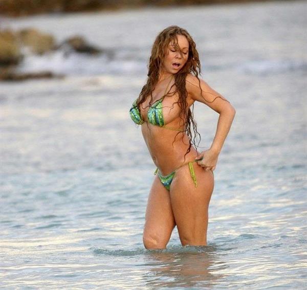 Mariah Carey in a bikini