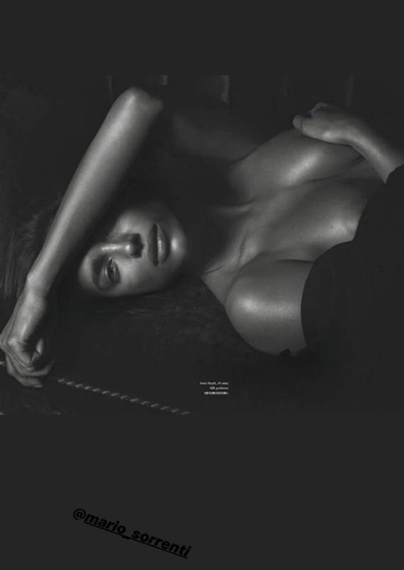 Irina Shayk Pictures Irina Shayk nude new photo shoot showing her topless boobs.