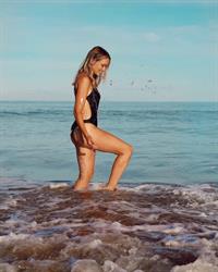 Katrina Bowden in a bikini