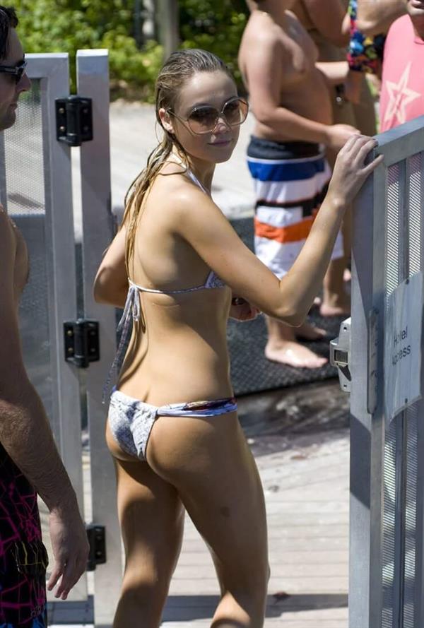 Katrina Bowden in a bikini