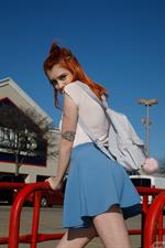 Wanda Ablee Flashing her Tits