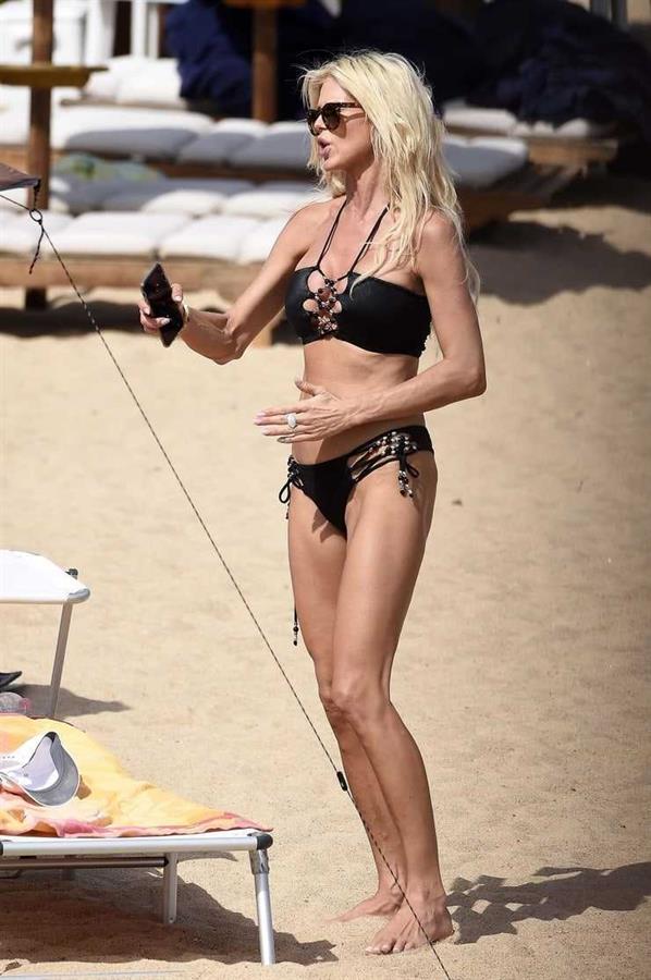 Victoria Silvstedt in a bikini