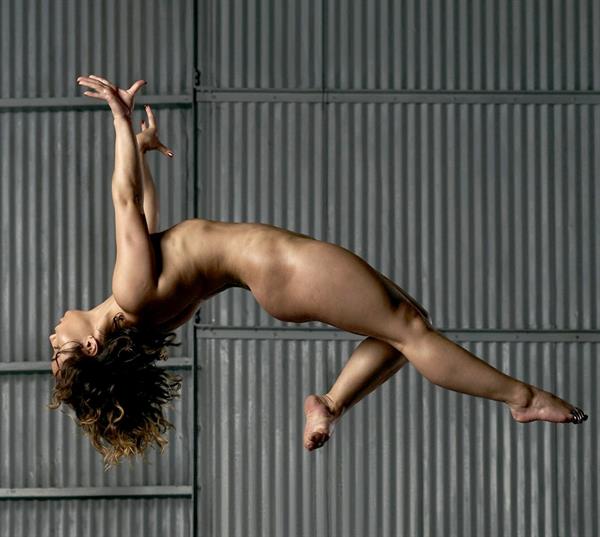 Katelyn Ohashi nude photo shoot showing her naked ass.





