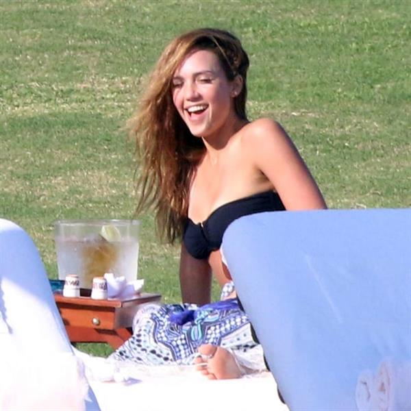 Jessica Alba in a bikini