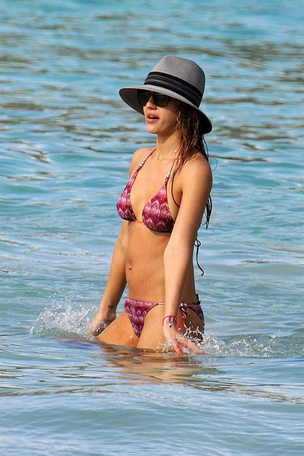Jessica Alba in a bikini
