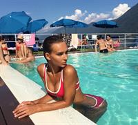 Rachel Cook in a bikini