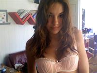 Jessica Ashley in lingerie taking a selfie