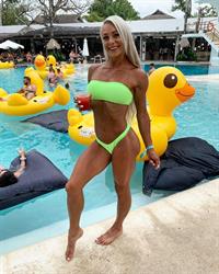 Lauren Simpson in a bikini