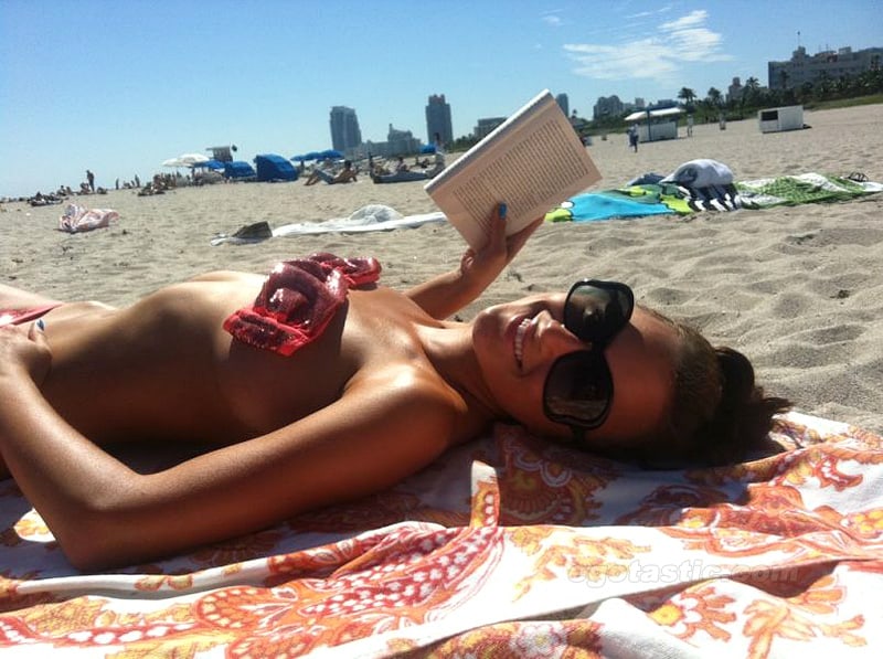 Rosie Jones in a bikini