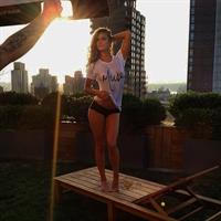 Nina Agdal in lingerie