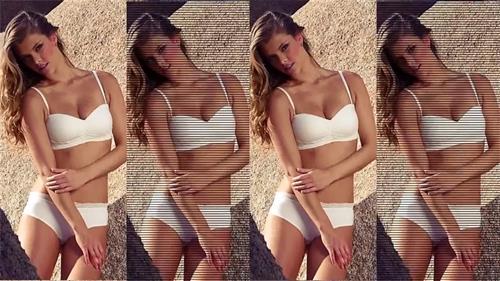 Nina Agdal in a bikini