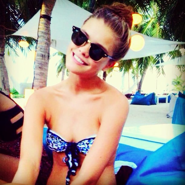 Nina Agdal in a bikini