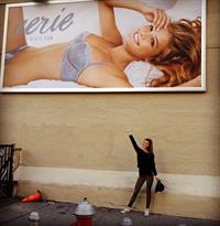 Nina Agdal in lingerie