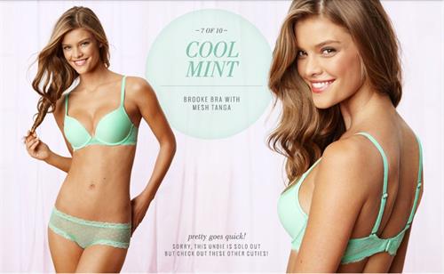 Nina Agdal in lingerie