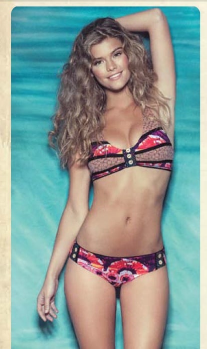 Nina Agdal in a bikini