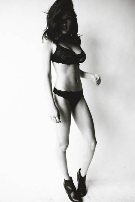 Denise Schaefer in lingerie