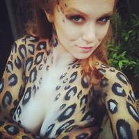 Leanna Decker in body paint