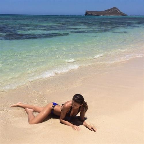 Simone Villas Boas in a bikini