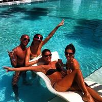 Simone Villas Boas in a bikini