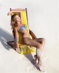 Sandra Kubicka in a bikini