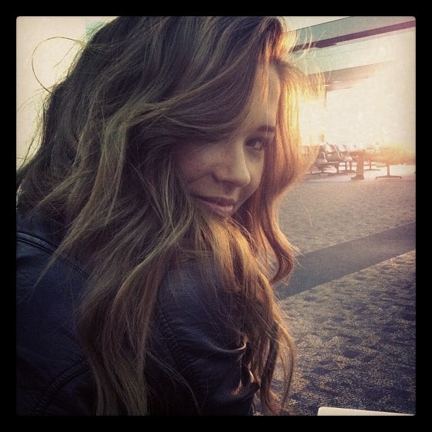 Sandra Kubicka taking a selfie