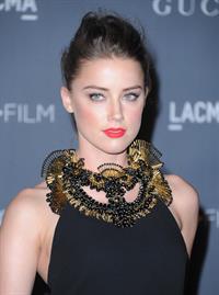 Amber Heard LACMA Art Film Gala in Los Angeles on October 27, 2012