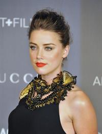 Amber Heard LACMA Art Film Gala in Los Angeles on October 27, 2012