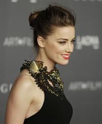 Amber Heard LACMA Art Film Gala in Los Angeles on October 27, 2012