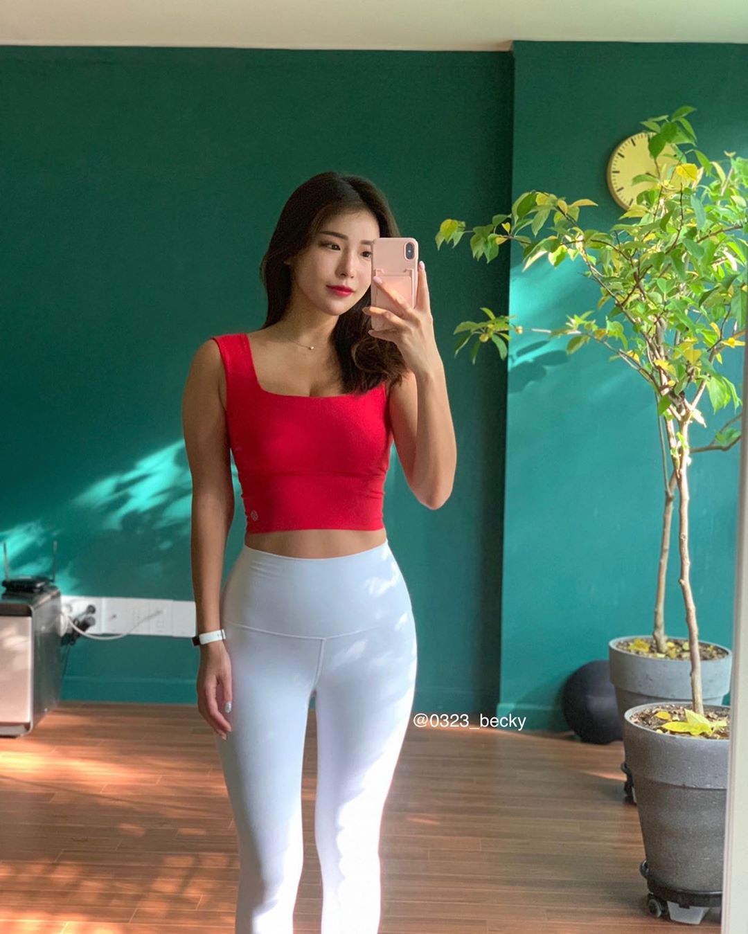 Becky taking a selfie