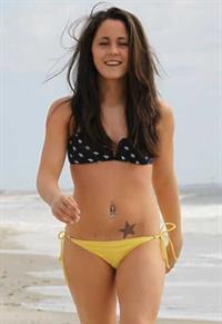 Jenelle Evans in a bikini