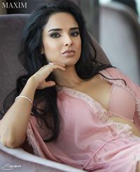 Jaishil Kaur in lingerie for Maxim