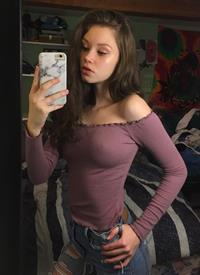 Lily-Ana Alexander taking a selfie