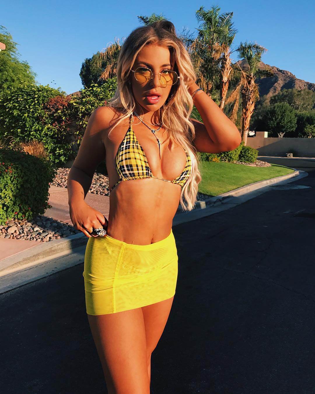 Tana Mongeau in a bikini
