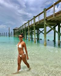 Eva LaRue in a bikini