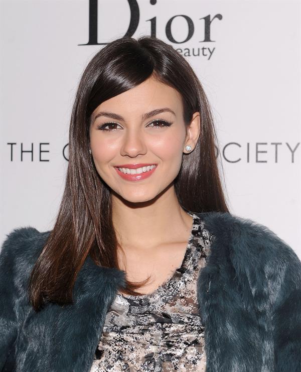 Victoria Justice The Cinema Society screening of Beautiful Creatures in NY 2/11/13 